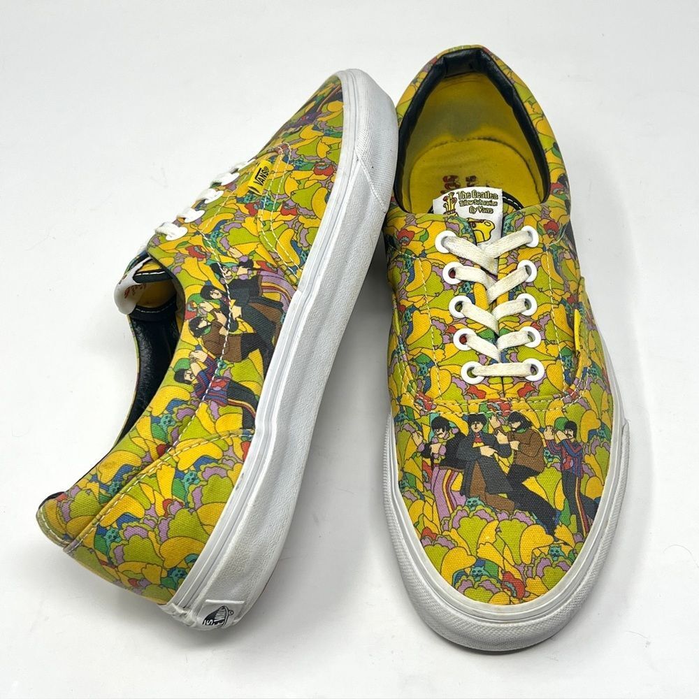 Vans x The Beatles Yellow Submarine Authentic Limited Edition Sneakers 10.5